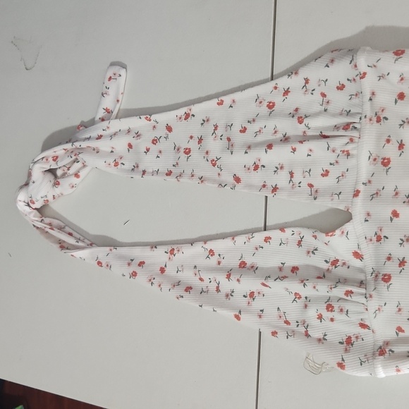 New Pink Dress Womens Halter Dress size S Flowers Sundress Floral - Picture 6 of 11